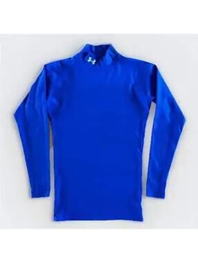 Boys Under Armour Blue Long Sleeve Compression Shirt